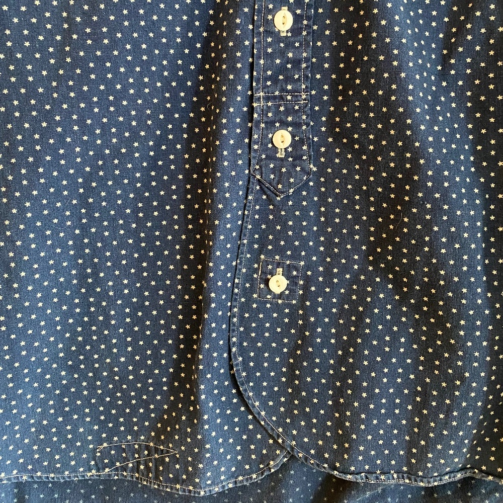 RRL Double RL Supply Co. Indigo Cotton Star women's worksheet - 4 - Picture 7 of 7